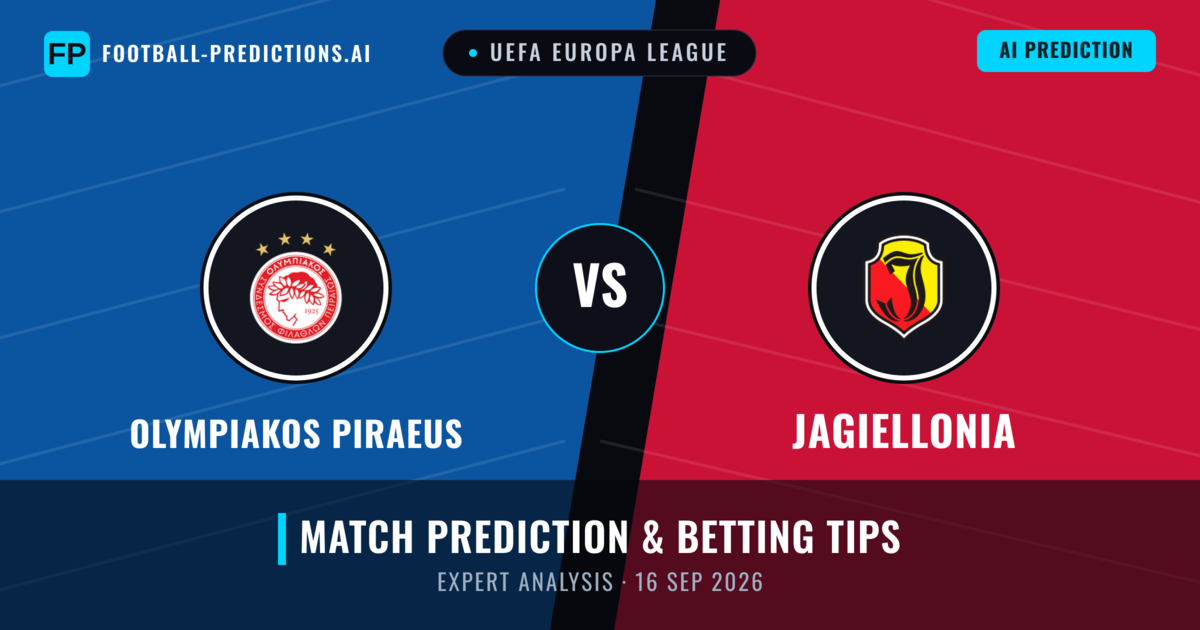 Olympiakos Piraeus vs Jagiellonia — match prediction & preview