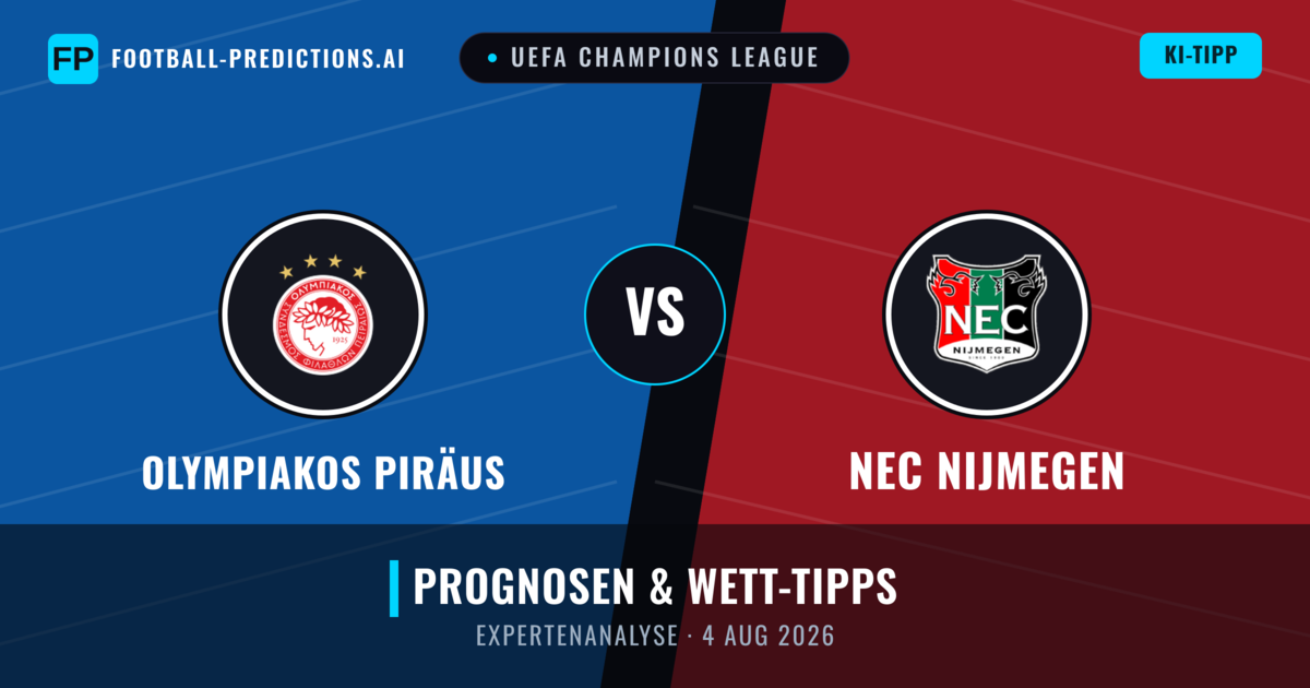Olympiakos Piräus vs NEC Nijmegen — Prognose und Spielvorschau