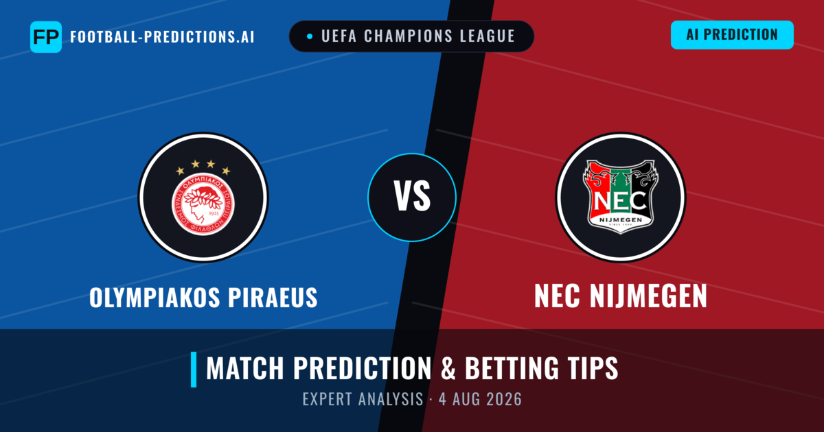 Olympiakos Piraeus vs NEC Nijmegen — match prediction & preview