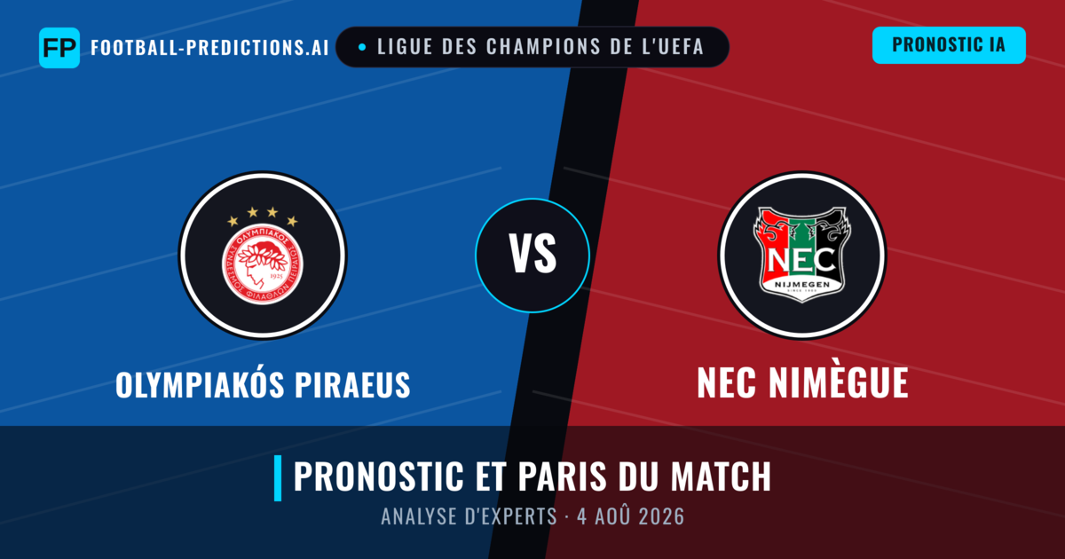 Olympiakós Piraeus vs NEC Nimègue — pronostic et avant-match