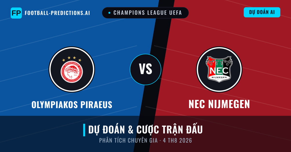Olympiakos Piraeus vs NEC Nijmegen — dự đoán và xem trước trận đấu
