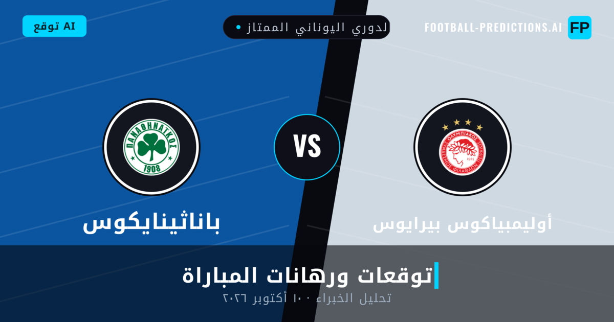أوليمبياكوس بيرايوس ضد باناثينايكوس — توقعات ومعاينة المباراة