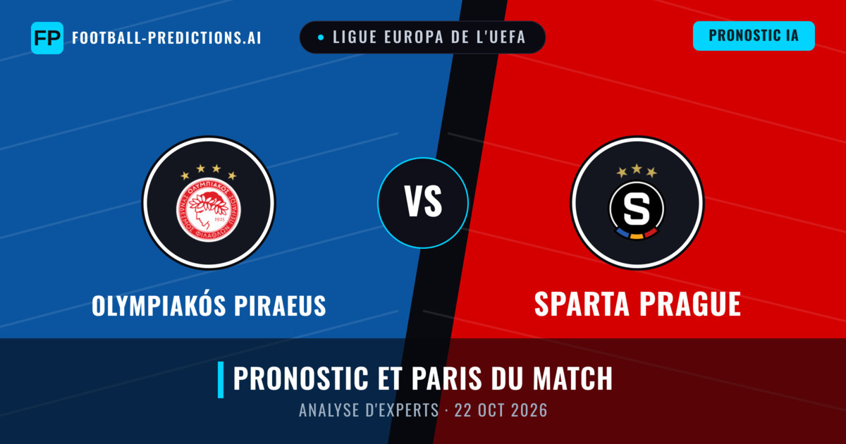Olympiakós Piraeus vs Sparta Prague — pronostic et avant-match