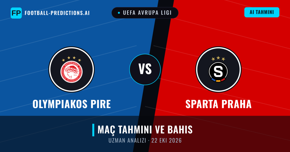 Olympiakos Pire - Sparta Praha — maç tahmini ve önizleme