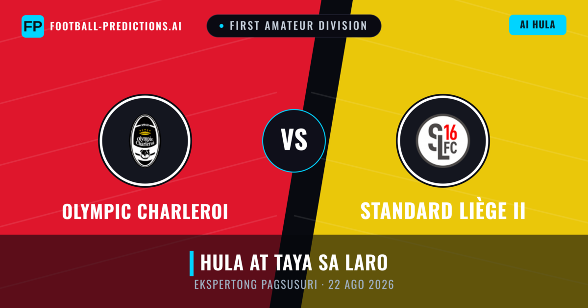 Olympic Charleroi vs Standard Liège II — hula at preview ng laban