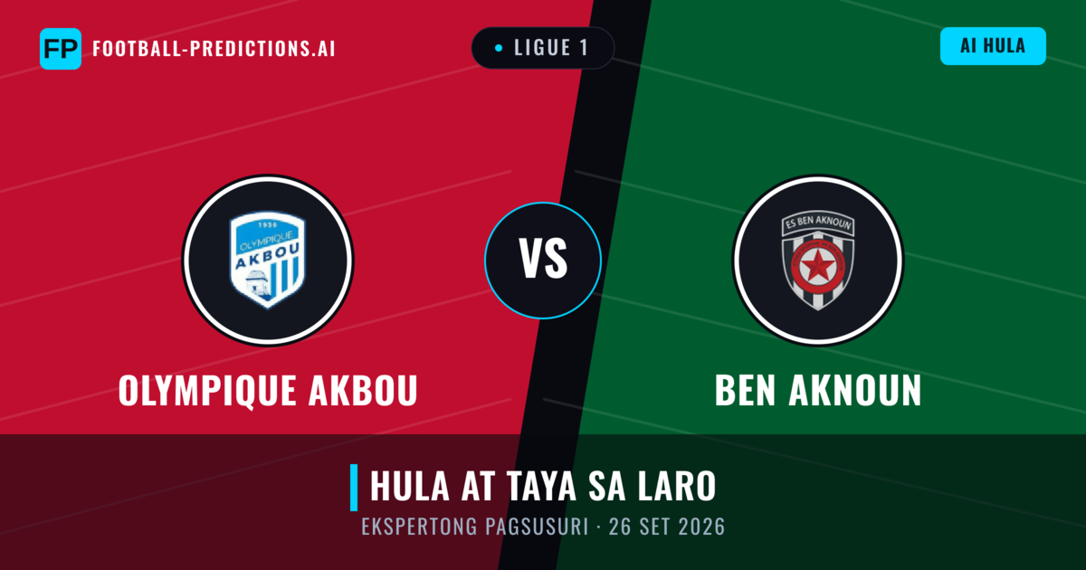 Olympique Akbou vs Ben Aknoun — hula at preview ng laban
