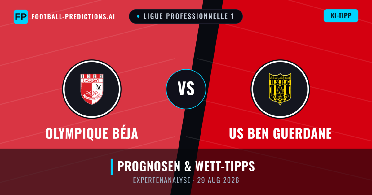 Olympique Béja vs US Ben Guerdane — Prognose und Spielvorschau
