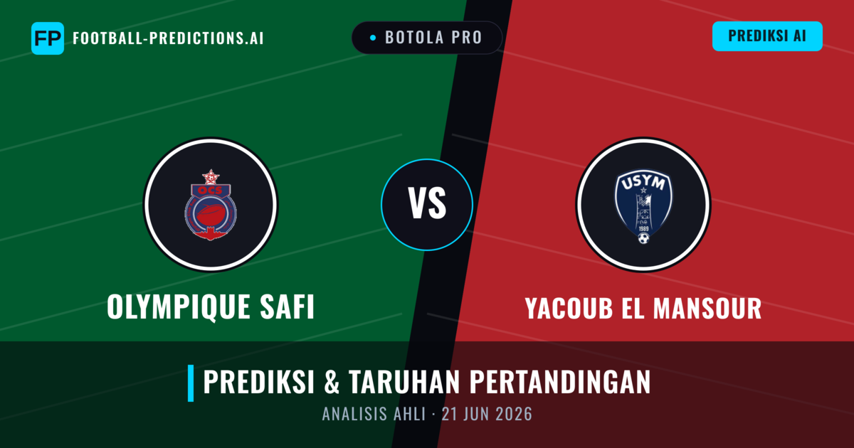 Olympique Safi vs Yacoub El Mansour — prediksi dan pratinjau pertandingan