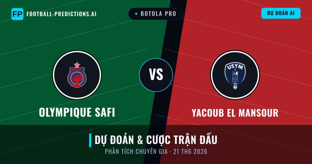 Olympique Safi vs Yacoub El Mansour — dự đoán và xem trước trận đấu