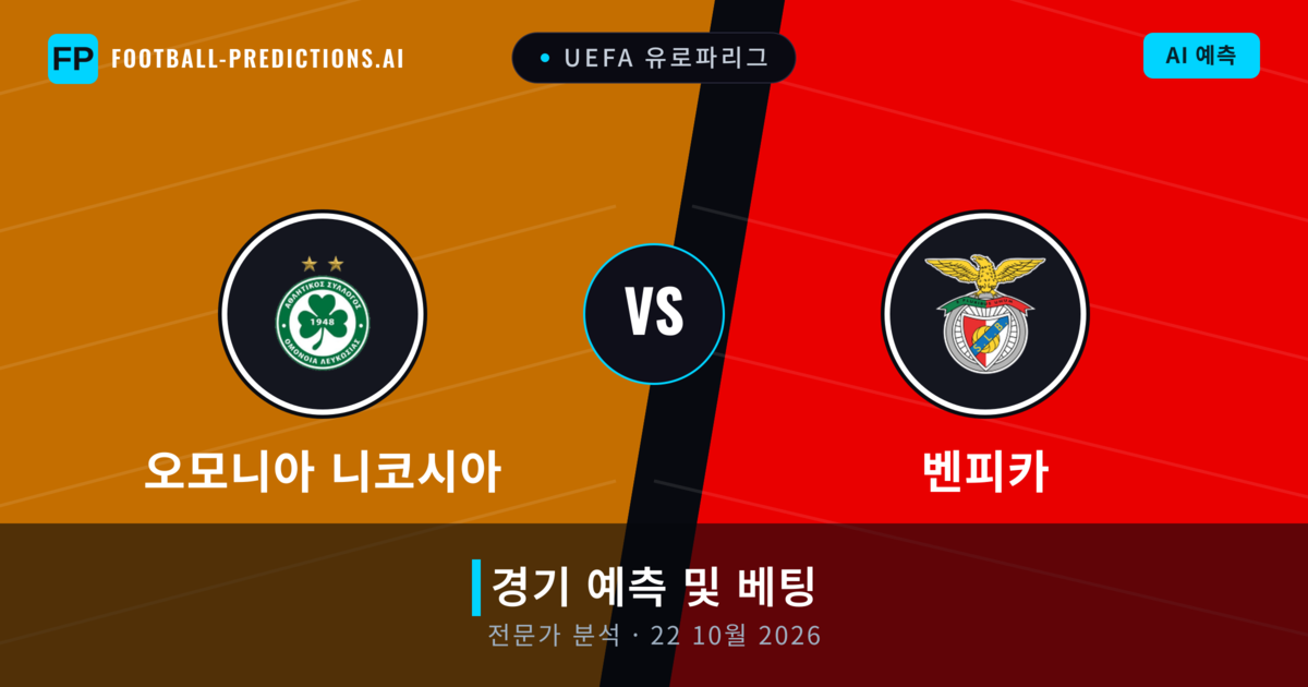 오모니아 니코시아 대 벤피카 — 경기 예측 및 프리뷰