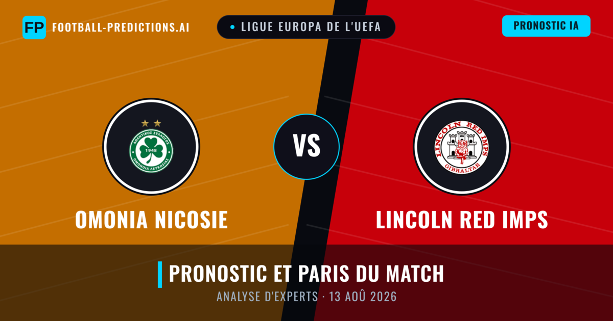 Omonia Nicosie vs Lincoln Red Imps — pronostic et avant-match