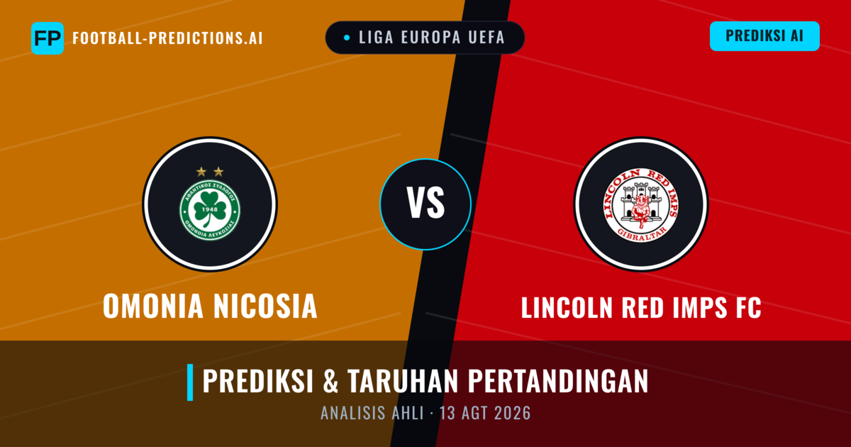 Omonia Nicosia vs Lincoln Red Imps — prediksi dan pratinjau pertandingan