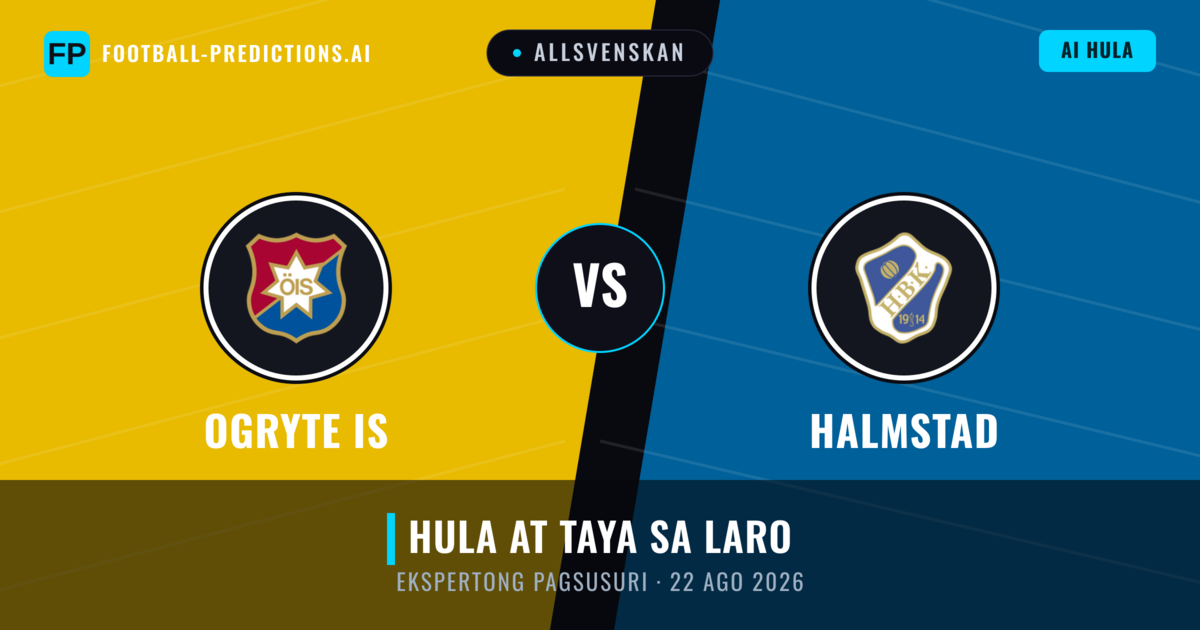 Ogryte IS vs Halmstad — hula at preview ng laban