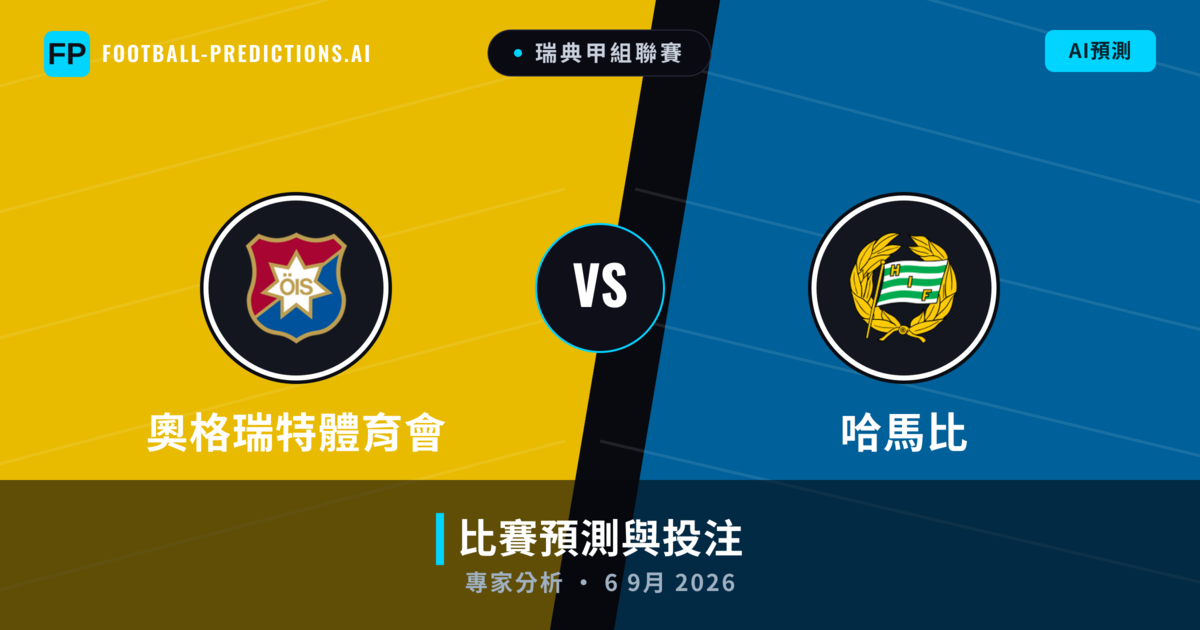 奧格瑞特體育會 vs 哈馬比 — 比赛预测和前瞻