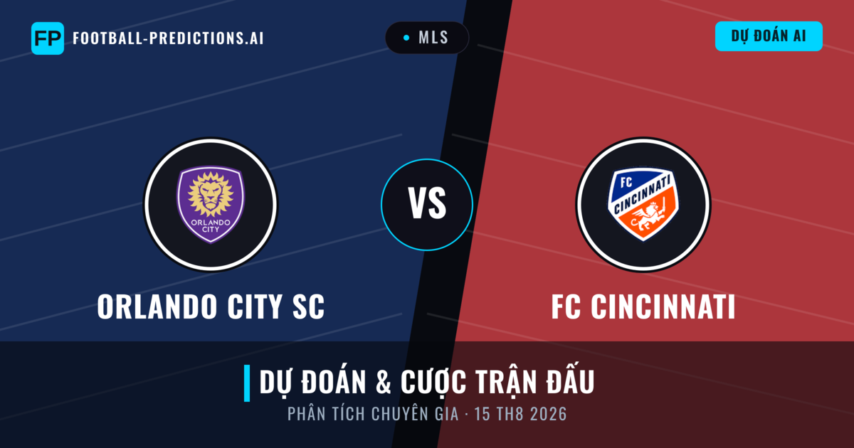 Orlando City SC vs FC Cincinnati — dự đoán và xem trước trận đấu
