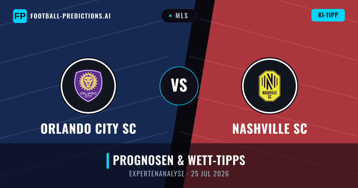 Orlando City SC vs Nashville SC — Prognose und Spielvorschau