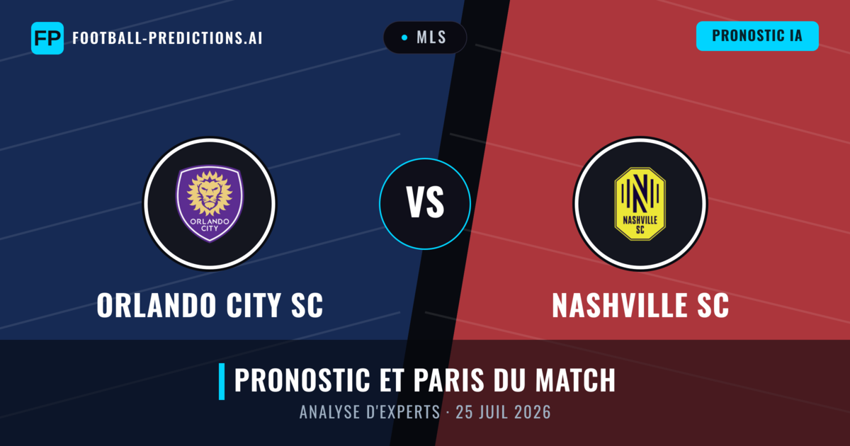 Orlando City SC vs Nashville SC — pronostic et avant-match