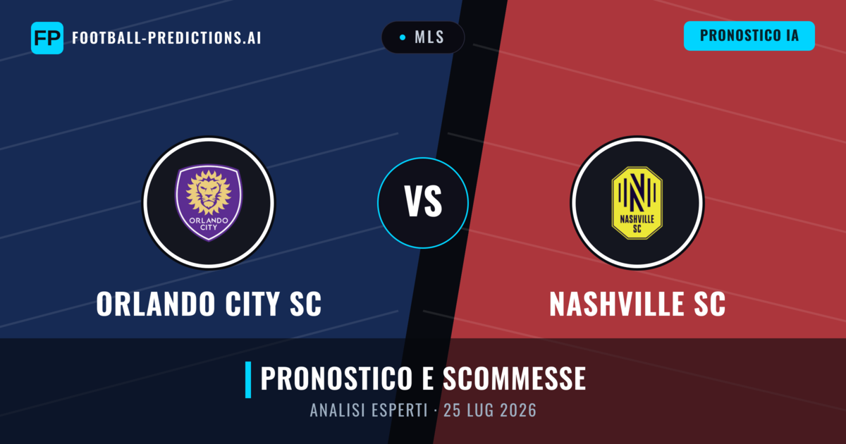 Orlando City SC vs Nashville SC — pronostico e anteprima del match