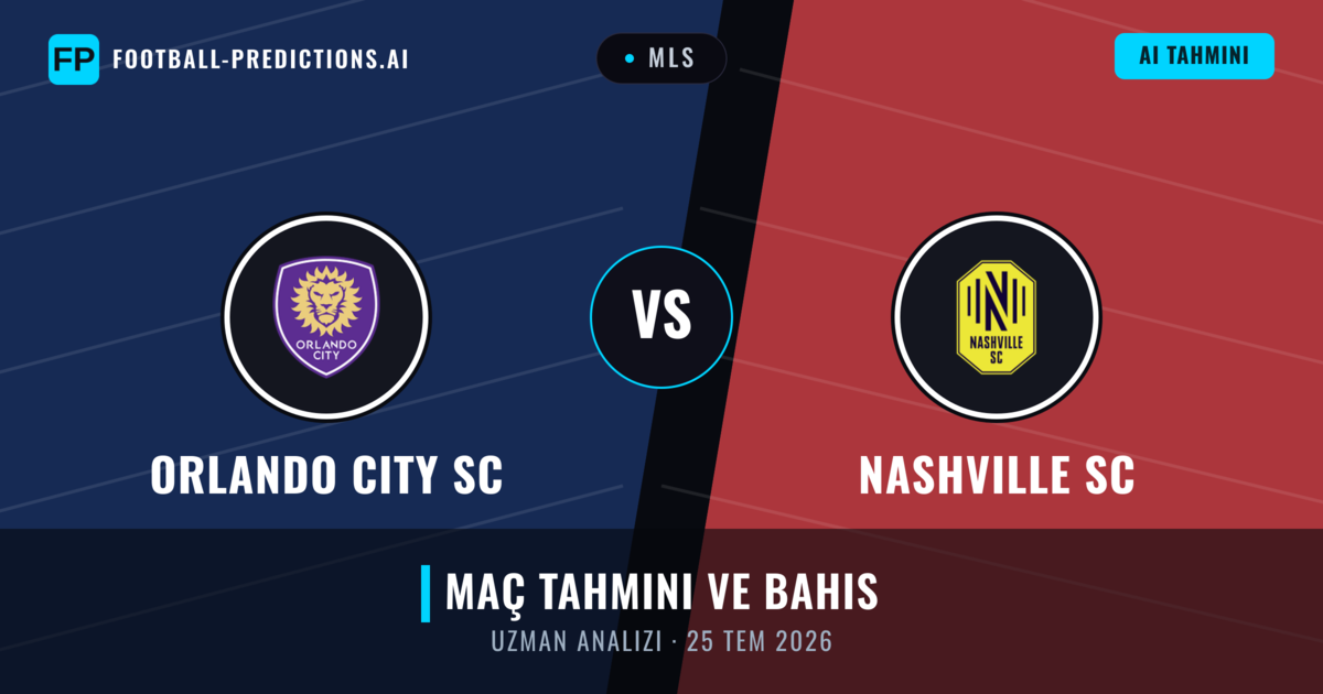 Orlando City SC - Nashville SC — maç tahmini ve önizleme