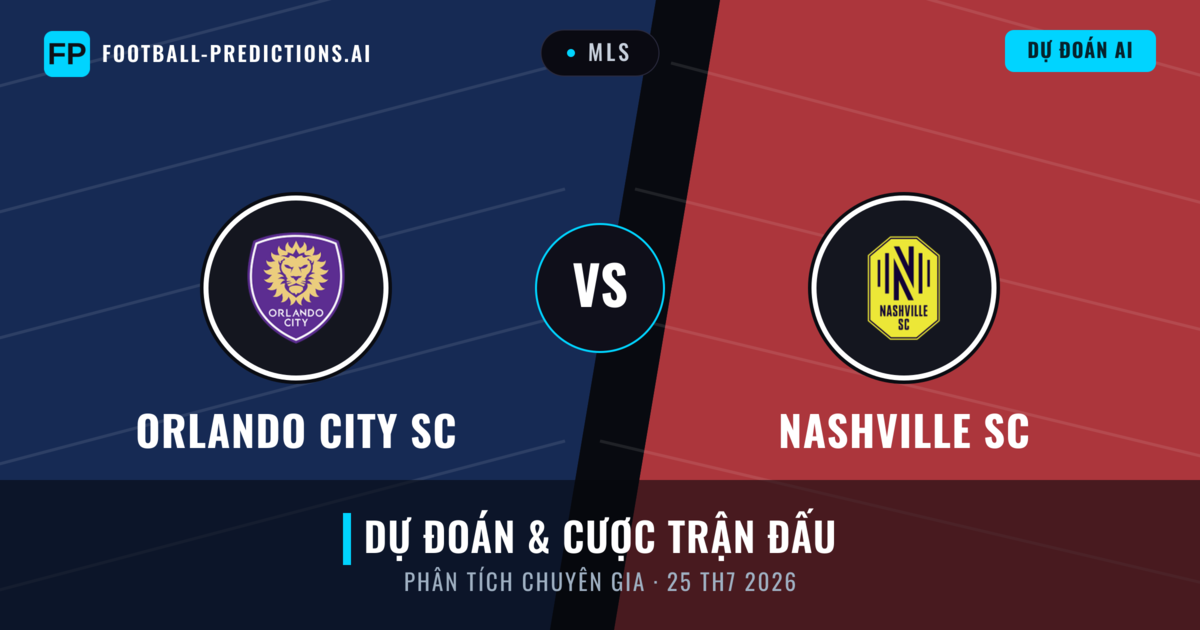 Orlando City SC vs Nashville SC — dự đoán và xem trước trận đấu