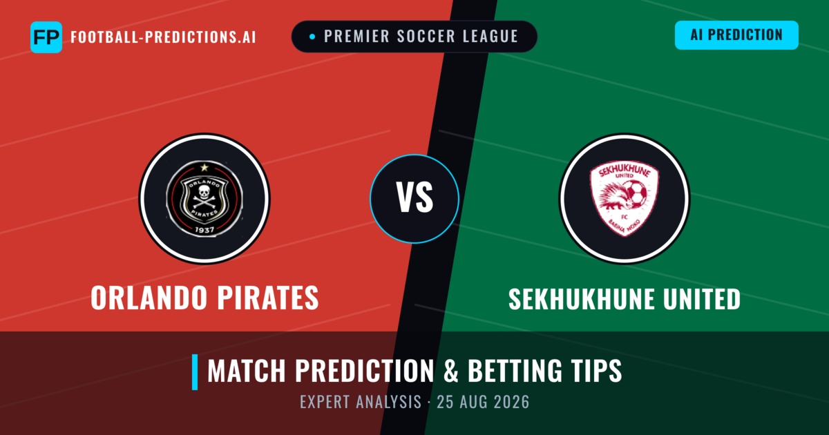 Orlando Pirates vs Sekhukhune United — match prediction & preview
