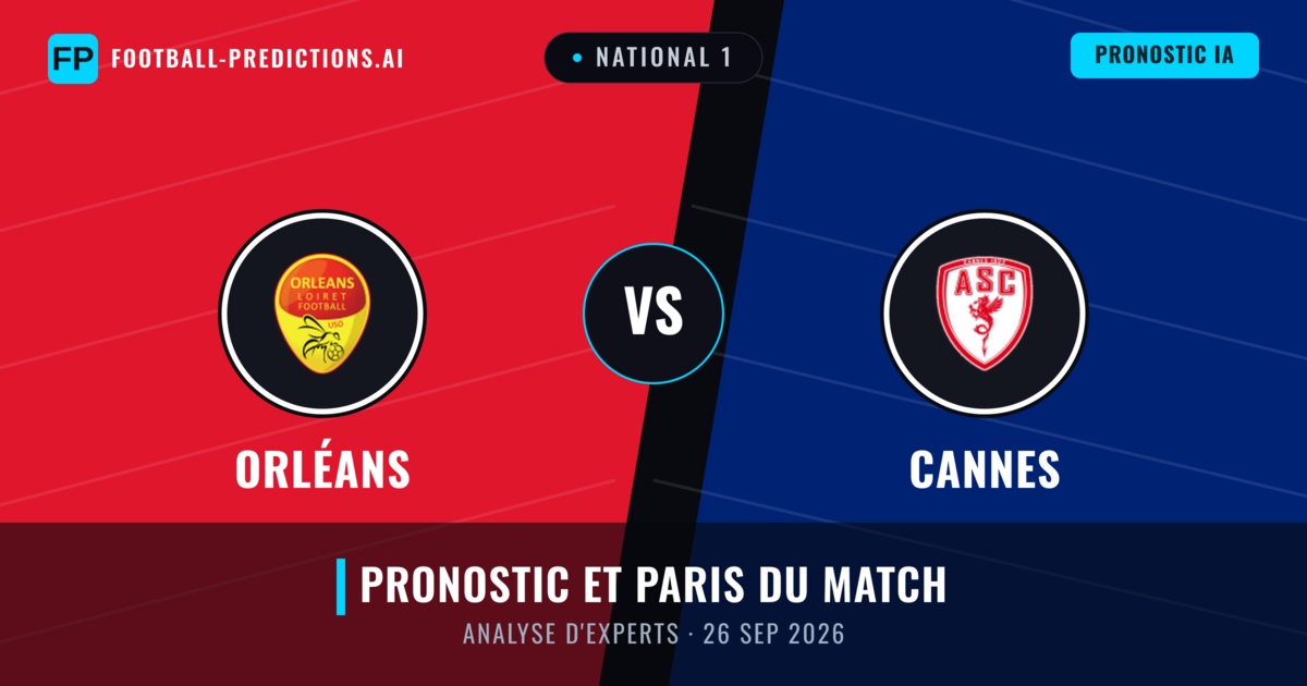 Orléans vs Cannes — pronostic et avant-match