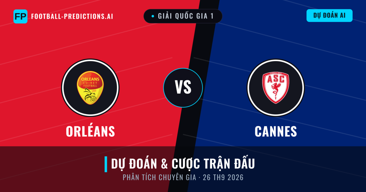 Orléans vs Cannes — dự đoán và xem trước trận đấu