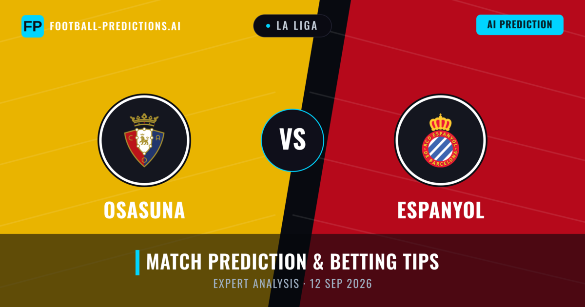 Osasuna vs Espanyol — match prediction & preview