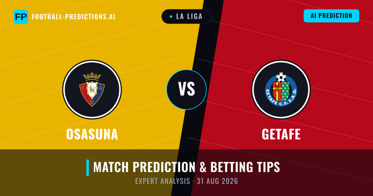 Osasuna vs Getafe — match prediction & preview