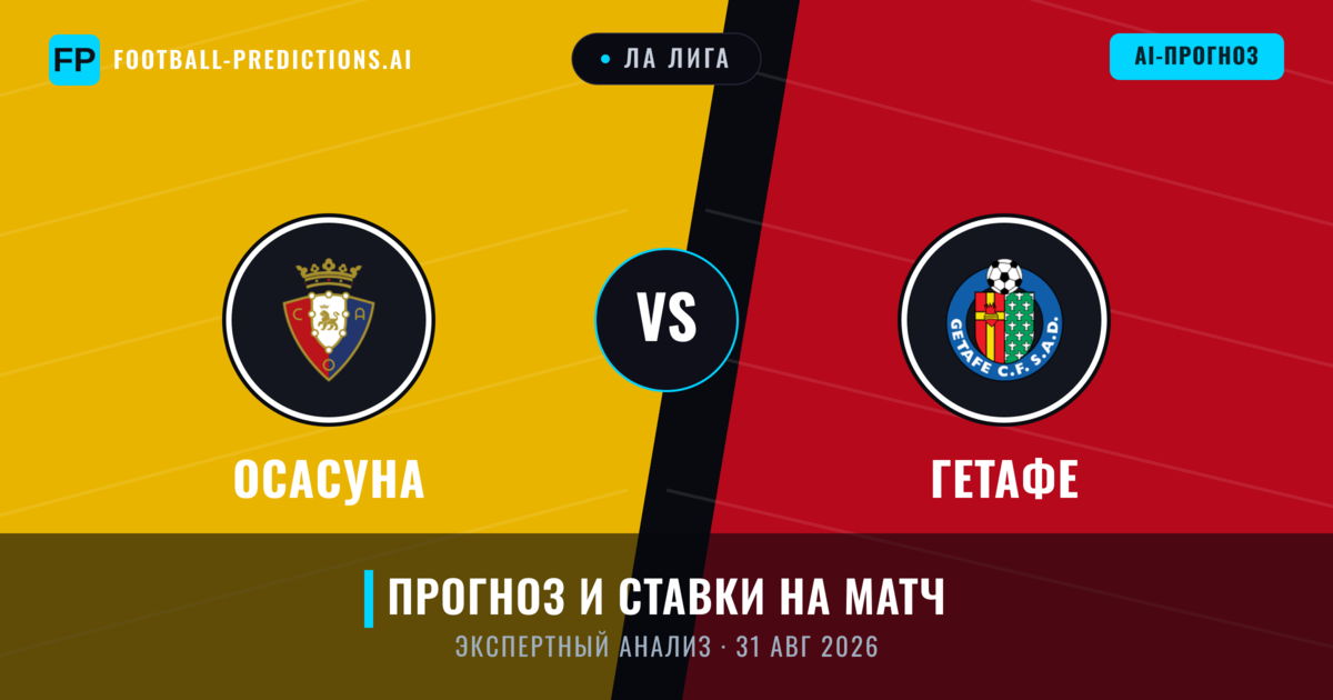 Осасуна – Гетафе — прогноз и превью матча