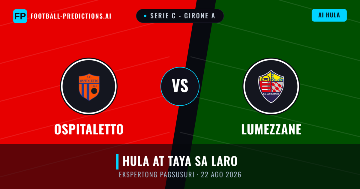 Ospitaletto vs Lumezzane — hula at preview ng laban