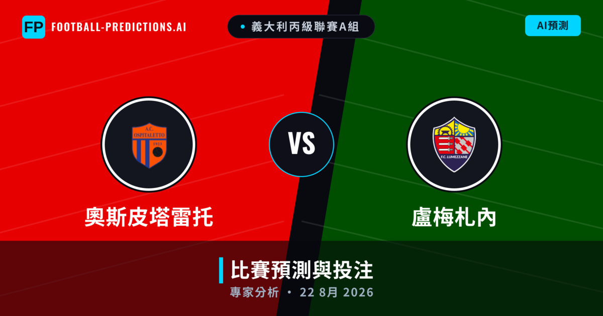 奧斯皮塔雷托 vs 盧梅札內 — 比赛预测和前瞻