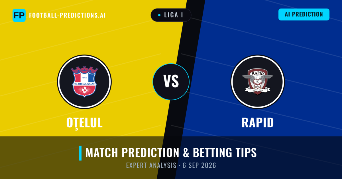 Oţelul vs Rapid — match prediction & preview