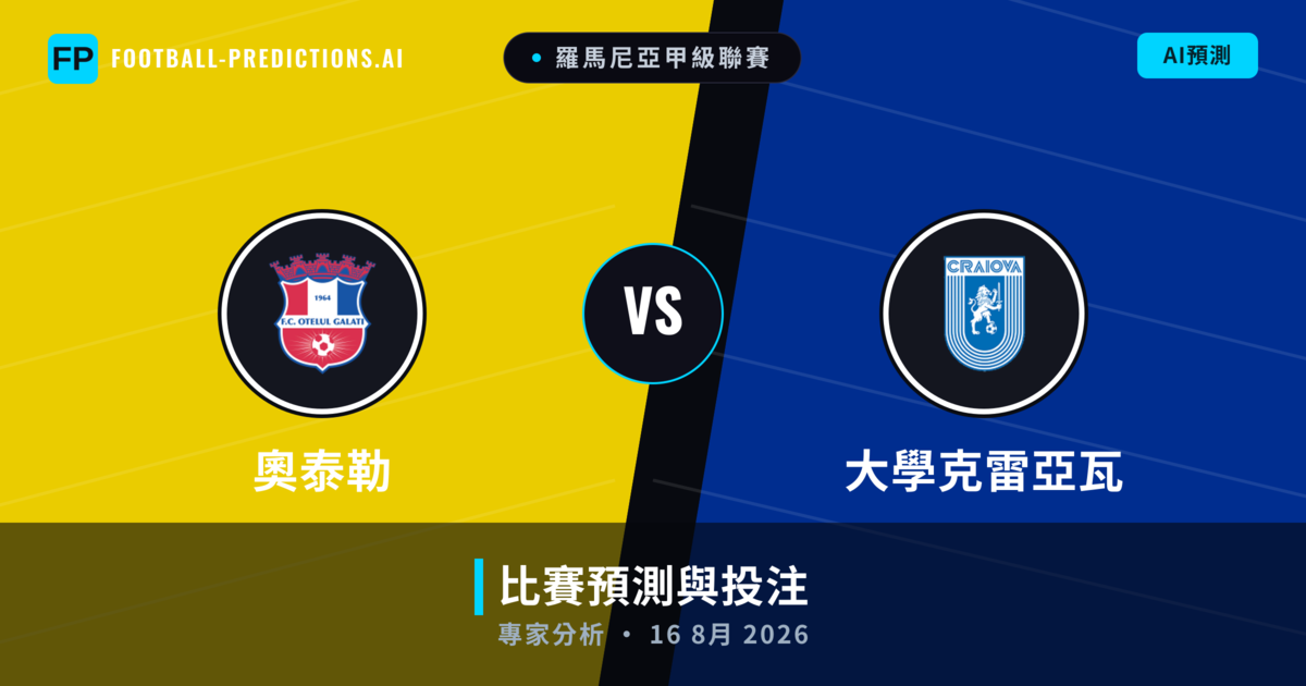 奧泰勒 vs 大學克雷亞瓦 — 比赛预测和前瞻