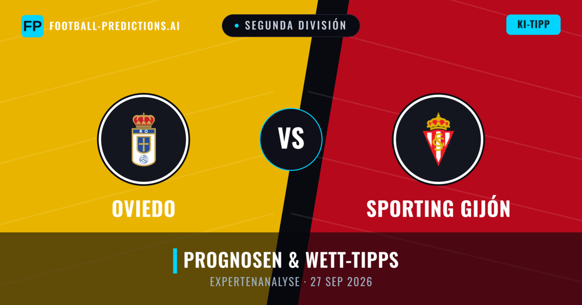 Oviedo vs Sporting Gijón — Prognose und Spielvorschau