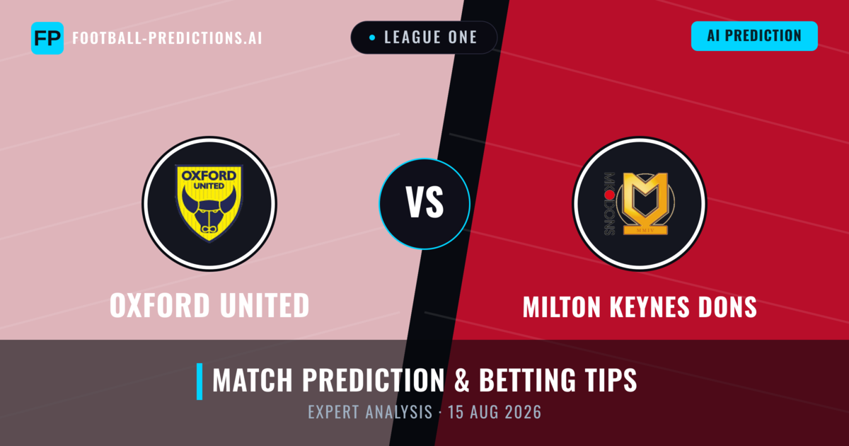 Oxford United vs Milton Keynes Dons — match prediction & preview