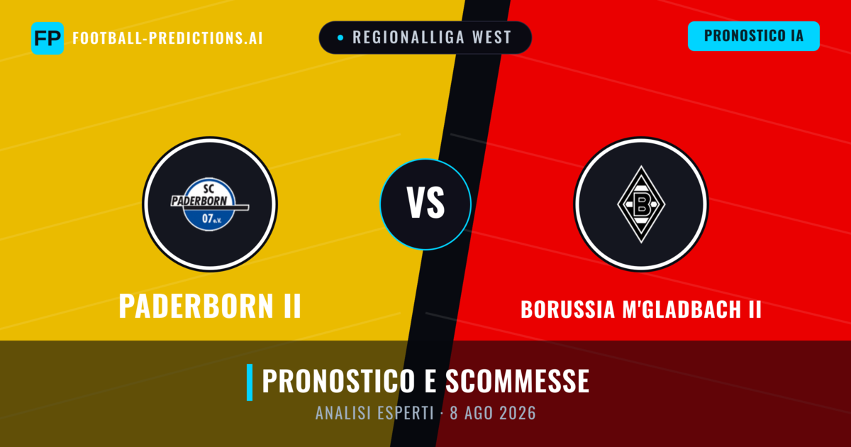 Paderborn II vs Borussia M'Gladbach II — pronostico e anteprima del match