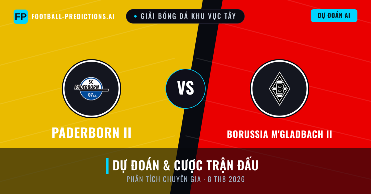 Paderborn II vs Borussia M'gladbach II — dự đoán và xem trước trận đấu