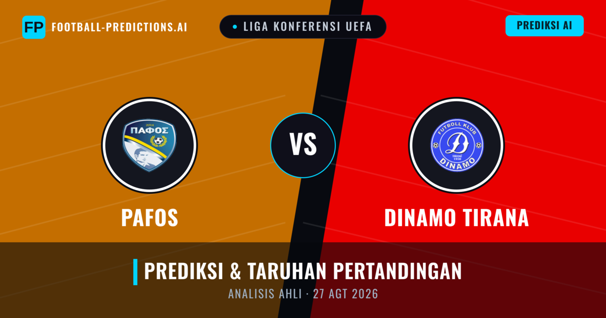 Pafos vs Dinamo Tirana — prediksi dan pratinjau pertandingan
