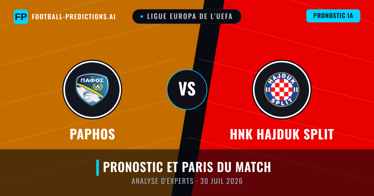 Paphos vs HNK Hajduk Split — pronostic et avant-match