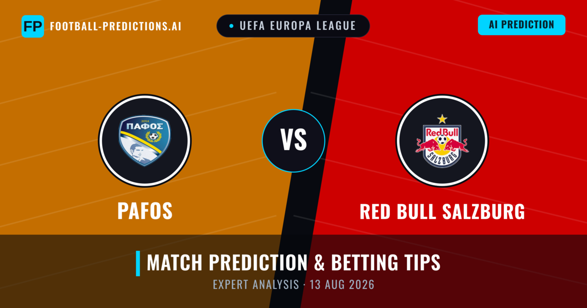 Pafos vs Red Bull Salzburg — match prediction & preview