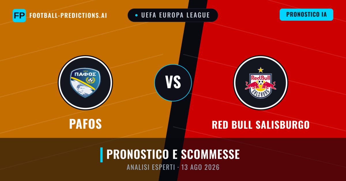 Pafos vs Red Bull Salisburgo — pronostico e anteprima del match