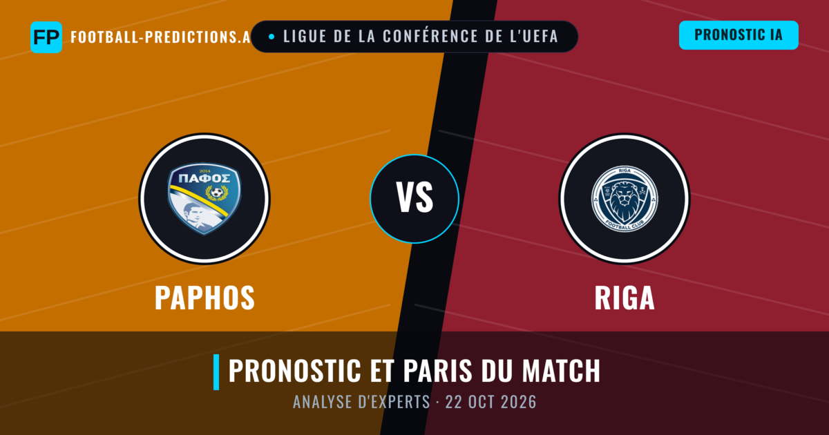 Paphos vs Riga — pronostic et avant-match