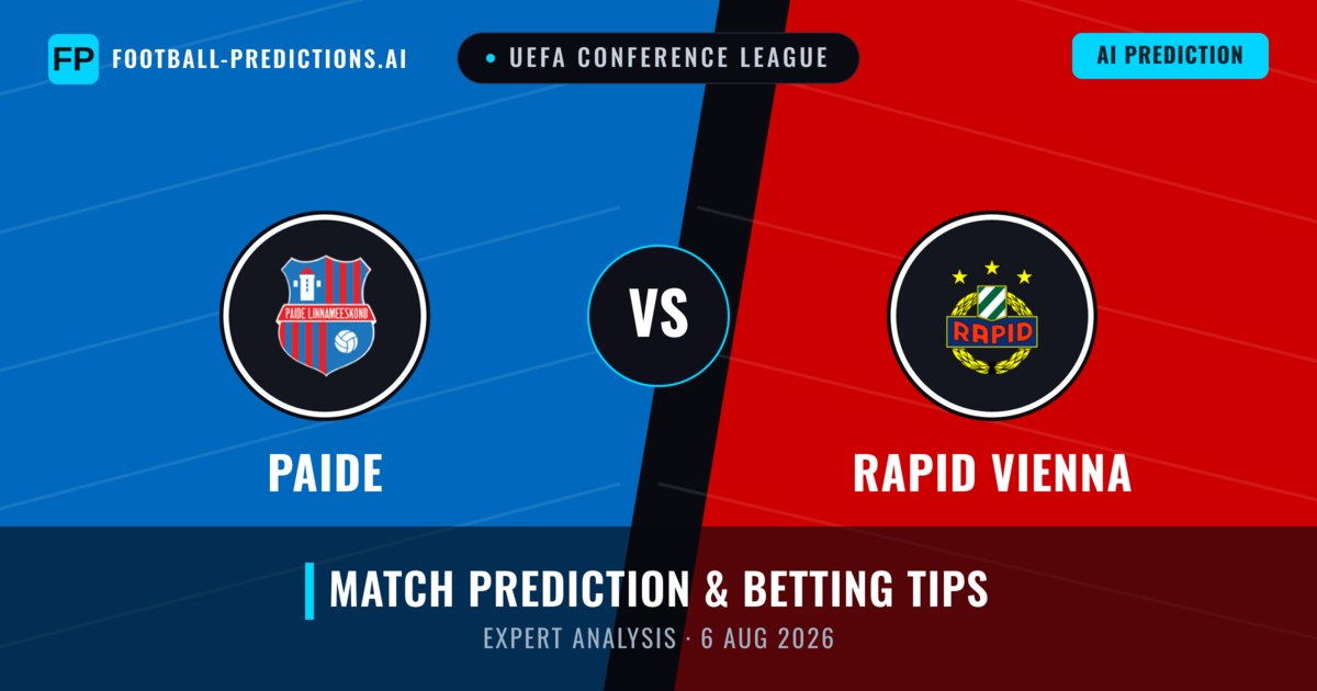 Paide vs Rapid Vienna — match prediction & preview