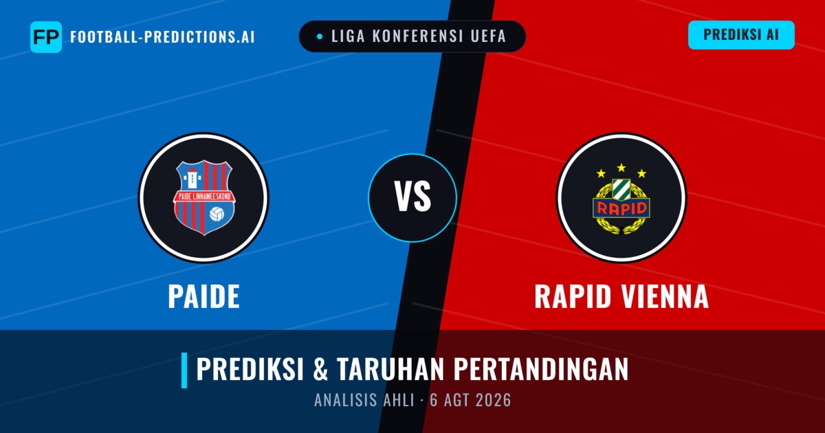 Paide Linnameeskond vs Rapid Wina — prediksi dan pratinjau pertandingan