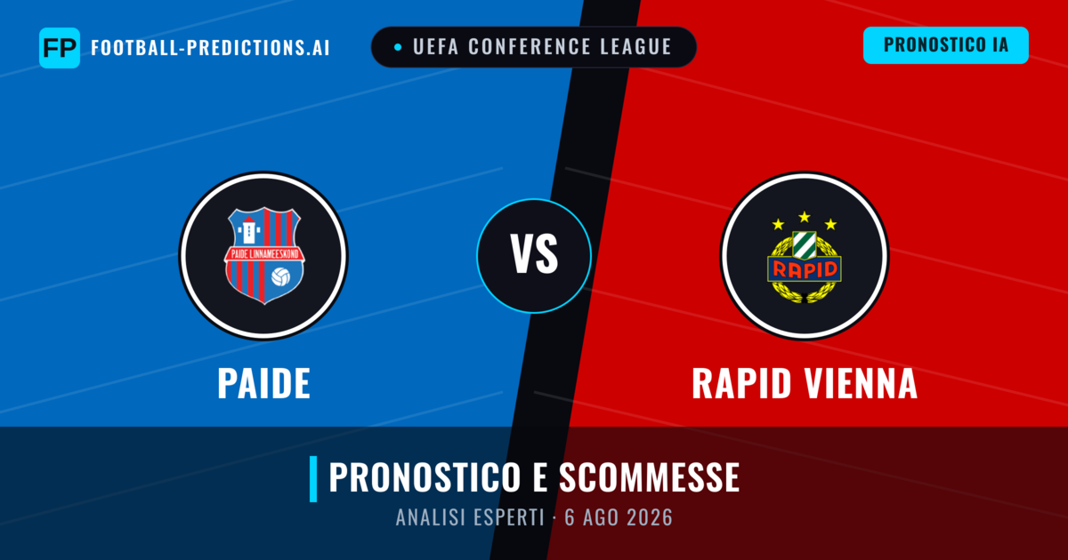 Paide vs Rapid Vienna — pronostico e anteprima del match