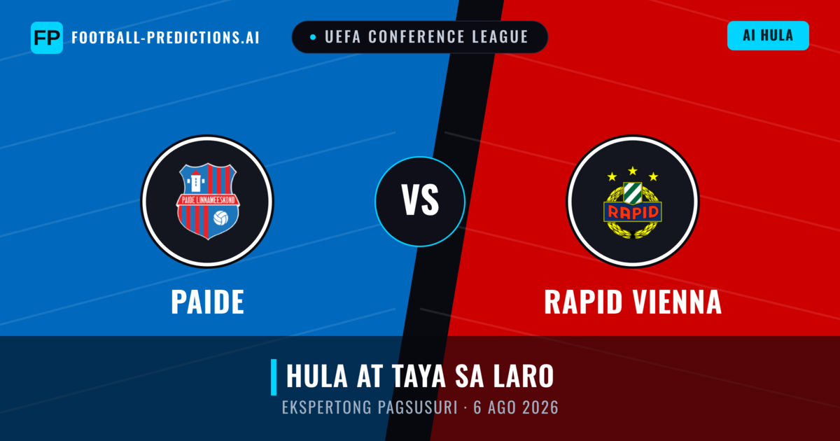 Paide vs Rapid Vienna — hula at preview ng laban