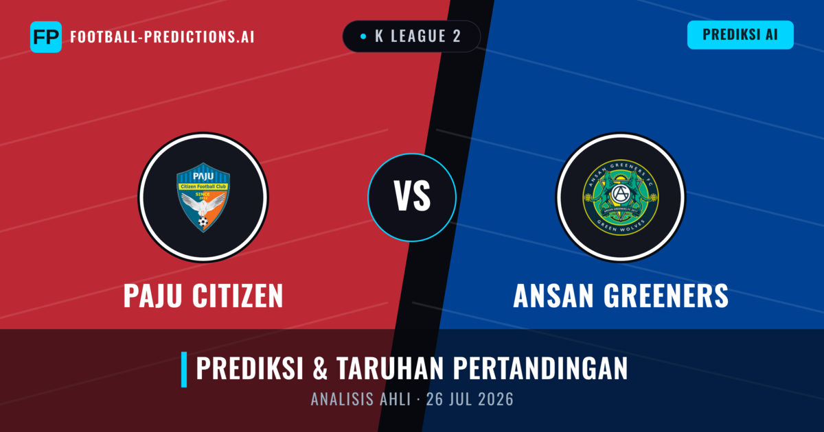 Paju Citizen vs Ansangreeners — prediksi dan pratinjau pertandingan