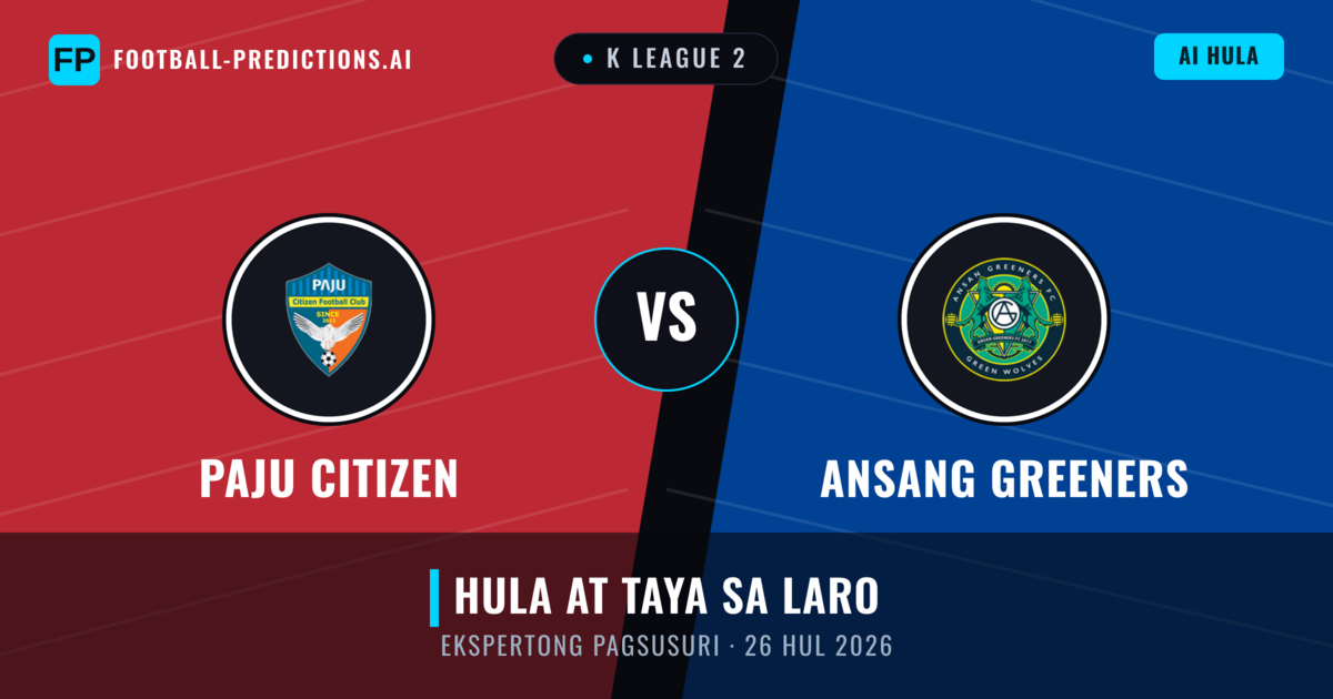 Paju Citizen vs Ansang Greeners — hula at preview ng laban