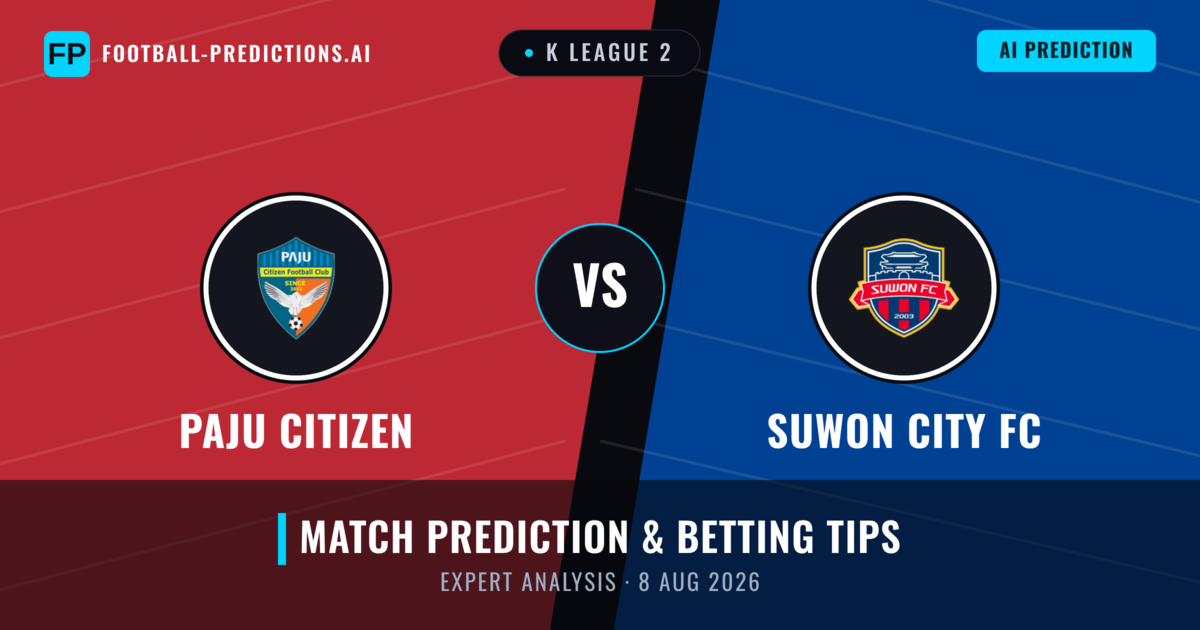 Paju Citizen vs Suwon City FC — match prediction & preview